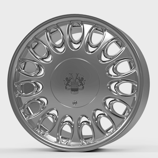 Standard Rim - Cadillac Vogue Arelli (Vogue Badge)  (STL FILE)