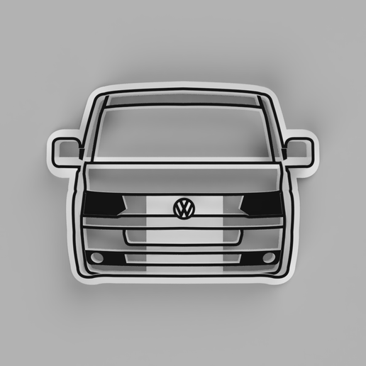 T5.png CORTADOR DE GALLETAS VOLKSWAGEN TRANSPORTER T5