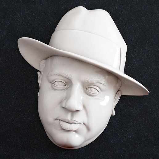 Al Capone portrait 3D model