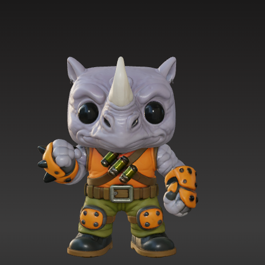 Rocksteady.png TMNT - Rocksteady Funko Fan Art