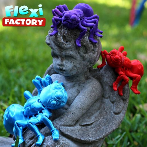 Angel03.jpg Aranha Flexi Print-in-Place com 3MF incluído!