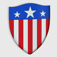 Shield-snip.png Multi Part - WWII Captain America Shield