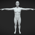 1.png Human Body Base in T-Pose