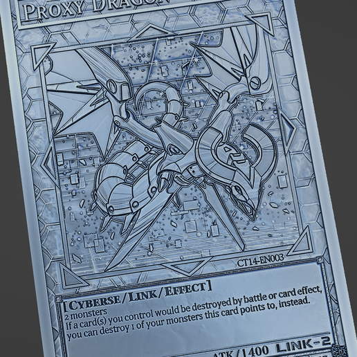 proxy dragon - yugiohFree STL File for 3D printingCults