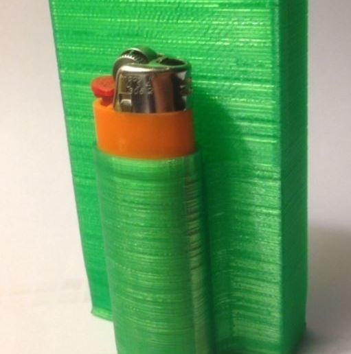 cig_case.JPG Cigarette Case with Bic Lighter Pocket