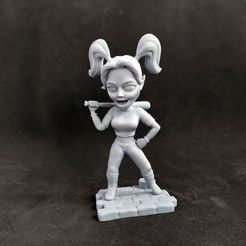 STL file Harley Quinn Baseball Bat for Playmobil 🏍️・3D printing idea to  download・Cults