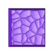 Abstract_008_30mm_square_base_hollow_PRINT.stl Bases carrées et rectangulaires - Texture abstraite 8 (20-150mm) | Parfait pour les jeux de table Wargames & RPG's
