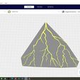 lightning2.jpg STL file 2D Silhouette/Stencil Lightning・3D printable model to download