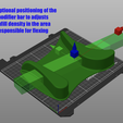 optional positioning of the modifier bar to adjusts infill density in the area responsible for flexing FlexPads EUC electric unicycle. high comfort preformance powerpads jump Gotway Kingsong Inmotion Veteran Begode