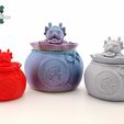 il_fullxfull.5815508614_2ray.jpg Lucky Dragon Money Jar by Cobotech, Articulated Dragon, Desk/Home Decor, Cool Gift