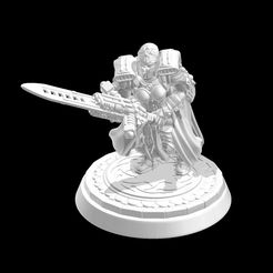 Custom_SoS_Varonika_Sulath_Render_1.jpg STL file CUSTOM CUSTODES SISTERS OF SILENCE - VARONIKA SULATH - MISTRESS OF THE BLACK FLEET (TRAJANN/VALERIAN PROXY)・3D printer model to download