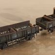 Grampus-Rail-Loading-2.jpg N Gauge (1:148 Scale) Rail Loading Wagon Set