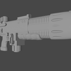 plasma-screenshot.png Free STL file Grimdark Plasma Rifle・3D printable model to download