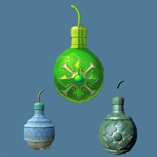 Bomb Pack - STL Printable 3D model