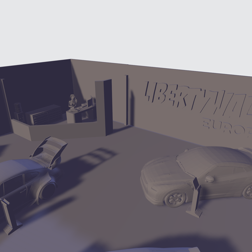 🚗 Car Showroom diecast・ STL File for ・Cults