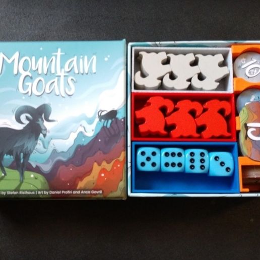 Mountain Goats - insert and organizer for base game and expansion