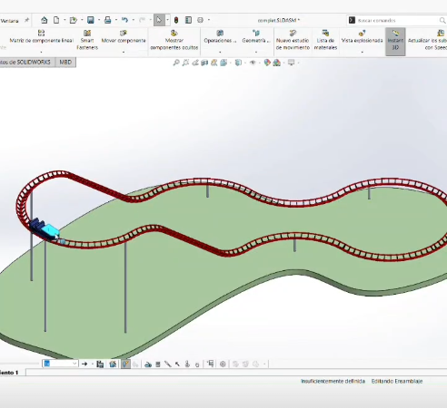 TIBIDABO - MUNTANYA RUSSA 3D model