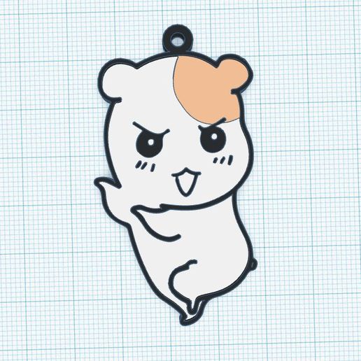 Key ring of ebichu 3D model