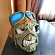 eddie-ashtray-3d-print.jpg Cinzeiro Eddie Bust