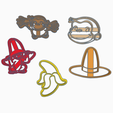 Frantic Waasa-Luulia.png CURIOUS GEORGE WHIT HAT COOKIE CUTTER