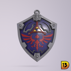 shield-twilight-princess.png Link Hylian Shield Twilight Princess Keychain