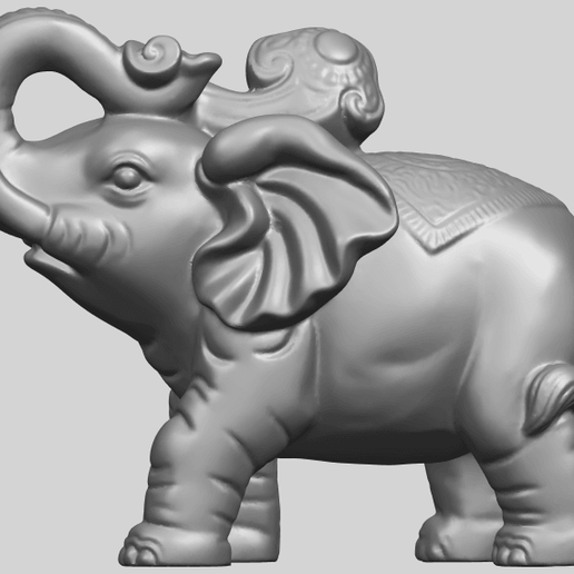 09_Elephant_02_150mmA04.png Download free file Elephant 02 • 3D print object, GeorgesNikkei