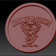 HD Motor co.png 14 Harley Davidson Medallions + Number 1