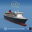 QM2.jpg Cunard RMS Queen Mary 2 (QM2) ocean liner 3D print-ready model