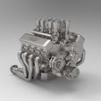 BBC.013.jpg Big Block Chevy V8 motor with ITB's. 1/8 TO 1/25 SCALE