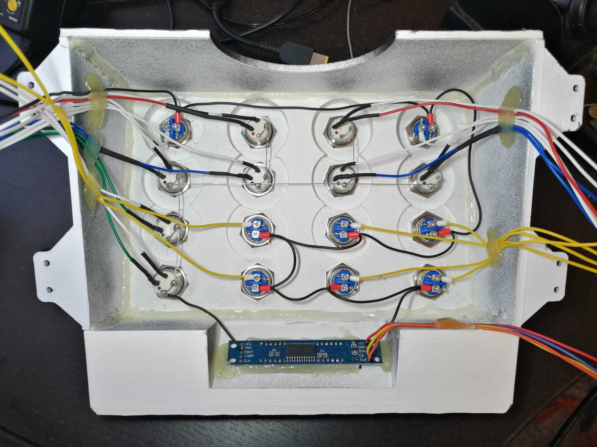 STL file Control Panel with 16mm push buttons・3D printing idea to ...