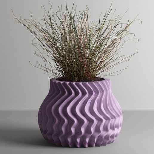 3D Printable Vase - Flower Pot / Planter g386