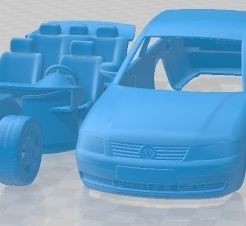 Volkswagen-Passat-B5-1997-Partes-1.jpg 3D file Volkswagen Passat B5 1997 Printable Car・Design to download and 3D print