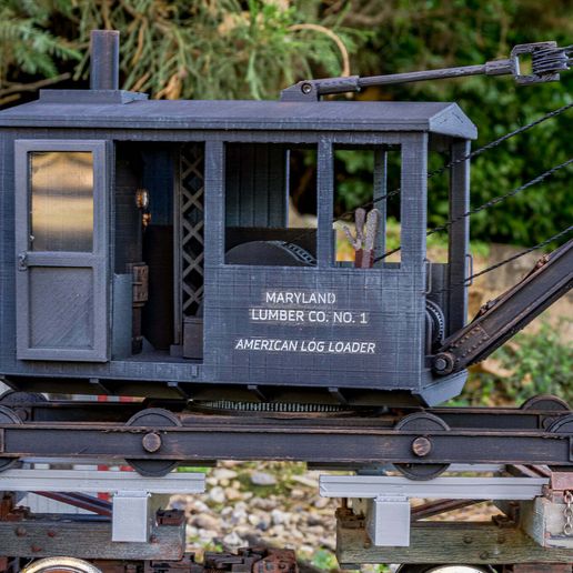 🖼️ Maryland Lumber American Log Loader with outrigger frame・ STL File ...