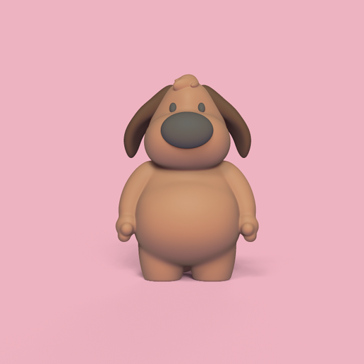 Dog Big Nose 3D model