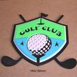 club-golf-pelota-grip-swing-palos-cesped-cartel.jpg Club, Golf, sign, signboard, sign, logo, print3d, ball, ball, grass, hole, grip, swing, clubs