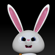 SNOWBALL-MALO.png Conejo Snowball de mascotas/ Rabbit Snowball pets