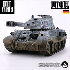 Tiger-2-with-PHOTO-and-LOGO.jpg Grim Tiger II Heavy Battle Tank