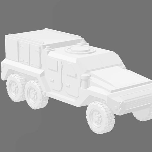 6x6 Medium Tactical Vehicle - Artillery - 3D model önizlemesi