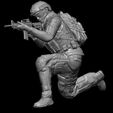 BPR_Render2.jpg STL file SPECIAL FORCES SOLDIER CROUCHING SHOOTING・3D printable model to download