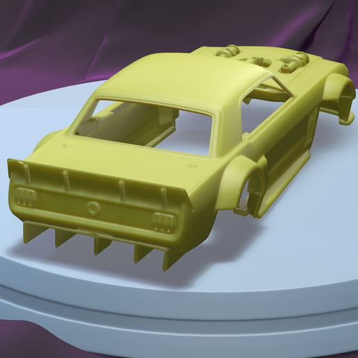 a006.png Ford mustang hoonicorn 1965  (1/24) Printable Car Body