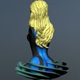 Preview04.jpg Invisible Woman Bust - Fantastic Four 3D print model