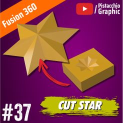 Post-Fusion.jpg #37 Cut Star | Loft Comand | Fusion 360 | Pistacchio Graphic