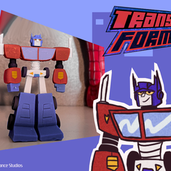 Al 20ee Alliance Studios Transformers Toons Optimus Prime Figure!