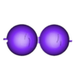 boule 5 (1.4).stl Calendrier de l'avent en forme de boule de noel, "print-in-place", sans support, Advent calendar in the shape of a Christmas ball, "print-in-place", without support