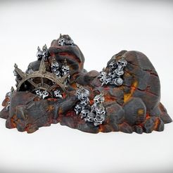 Craggy-Outcropping-C-Craggy-Hills-Grimdark-Angle-1-Vignette.jpg Fichier STL Craggy Outcropping C- Grimdark Version・Plan imprimable en 3D à télécharger