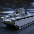 Render.png Russian Tank T-35 scale 1/35 and 1/48 (Old Version)