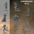 PORTADA-GUERRERAS-OCTUBRE-REDUCIDA.jpg WARRIORS VL2 FOR TABLETOP ROLE-PLAYING GAMES
