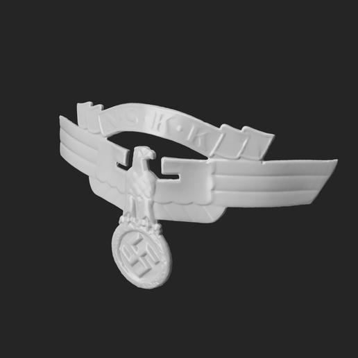 🖨️ NSKK Emblem - Scale 1:1・Archivo 3MF para Impresión 3D・Cults