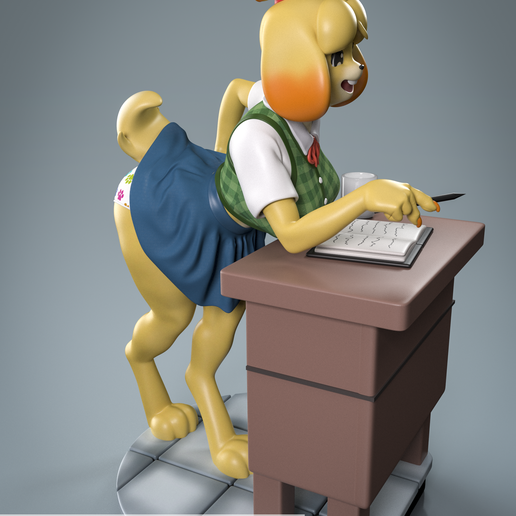 👧 Isabelle・ STL File for 3D printing・Cults