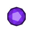 3DPrint_Ball_Icosphere_hipoly.stl Штабелируемая бесконечная башня для мини-гольфа и карманная художественная рамка